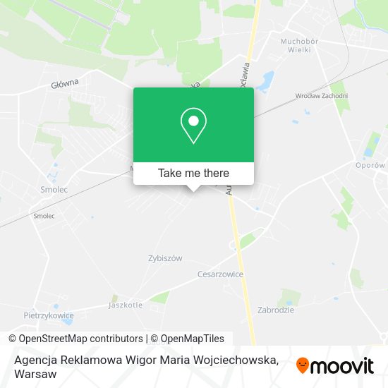 Agencja Reklamowa Wigor Maria Wojciechowska map