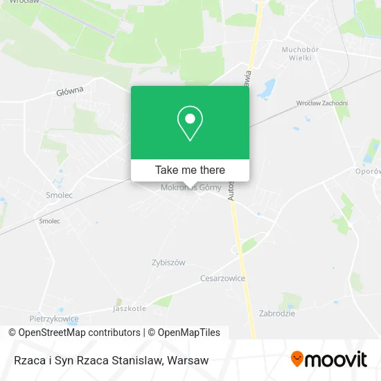 Карта Rzaca i Syn Rzaca Stanislaw