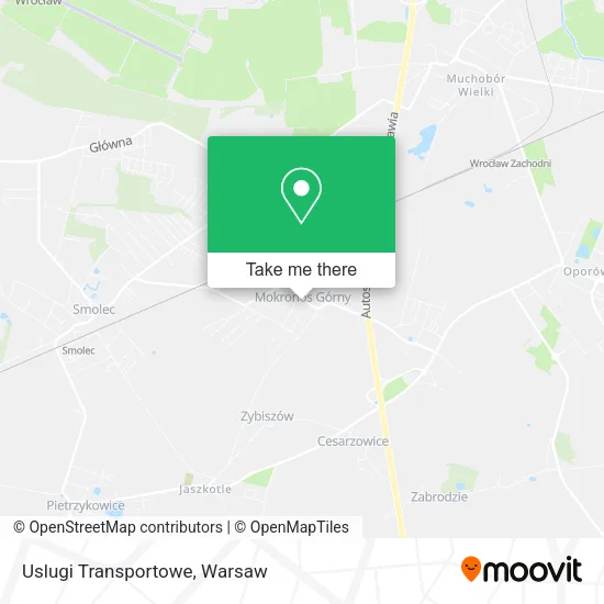 Uslugi Transportowe map