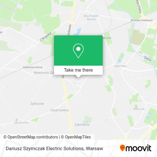 Dariusz Szymczak Electric Solutions map