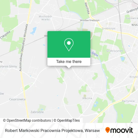 Карта Robert Markowski Pracownia Projektowa