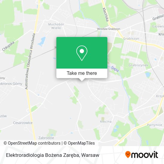 Elektroradiologia Bożena Zaręba map