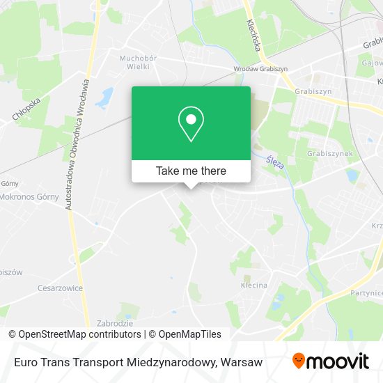 Euro Trans Transport Miedzynarodowy map