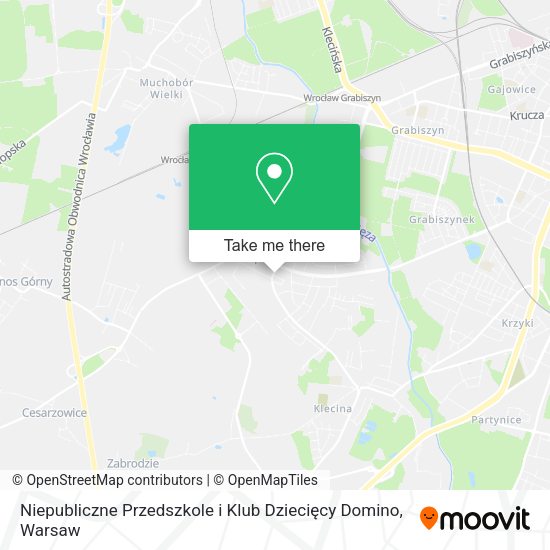 Niepubliczne Przedszkole i Klub Dziecięcy Domino map