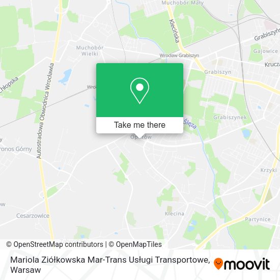 Mariola Ziółkowska Mar-Trans Usługi Transportowe map