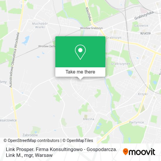 Link Prosper. Firma Konsultingowo - Gospodarcza. Link M., mgr map