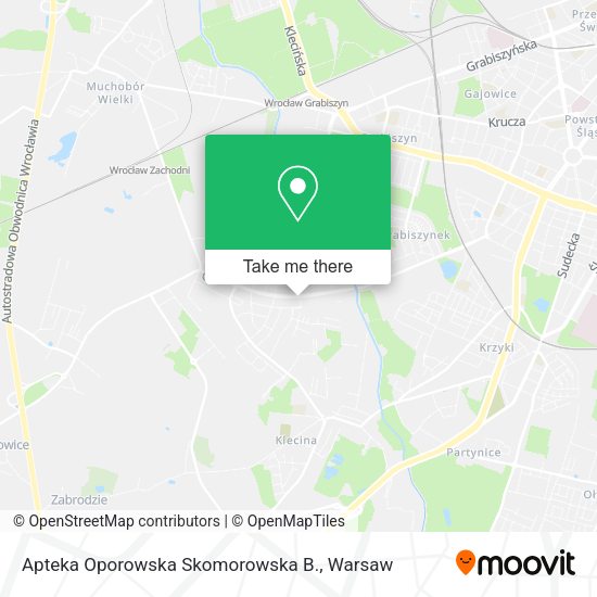 Apteka Oporowska Skomorowska B. map