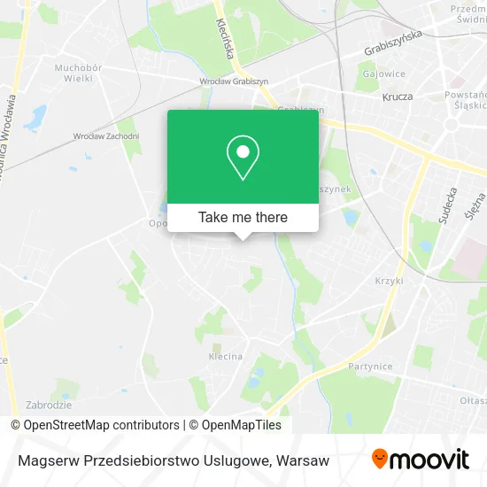 Карта Magserw Przedsiebiorstwo Uslugowe