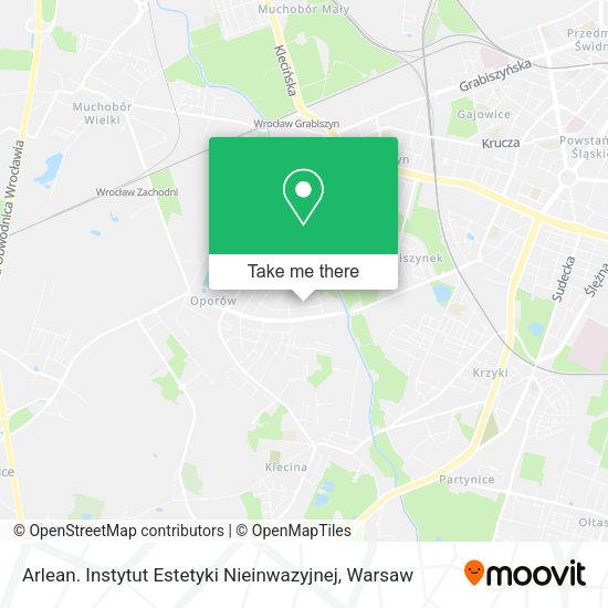 Arlean. Instytut Estetyki Nieinwazyjnej map