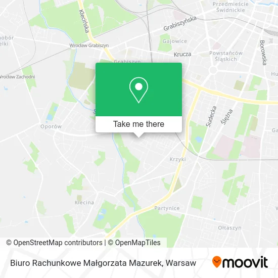 Карта Biuro Rachunkowe Małgorzata Mazurek