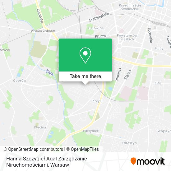 Hanna Szczygieł Agal Zarządzanie Niruchomościami map