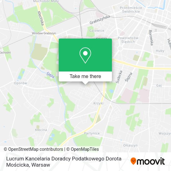 Lucrum Kancelaria Doradcy Podatkowego Dorota Mościcka map