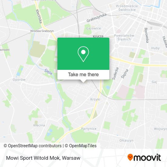 Mowi Sport Witold Mok map