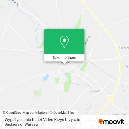 Wypożyczalnia Kaset Video Krzyś Krzysztof Jaskierski map