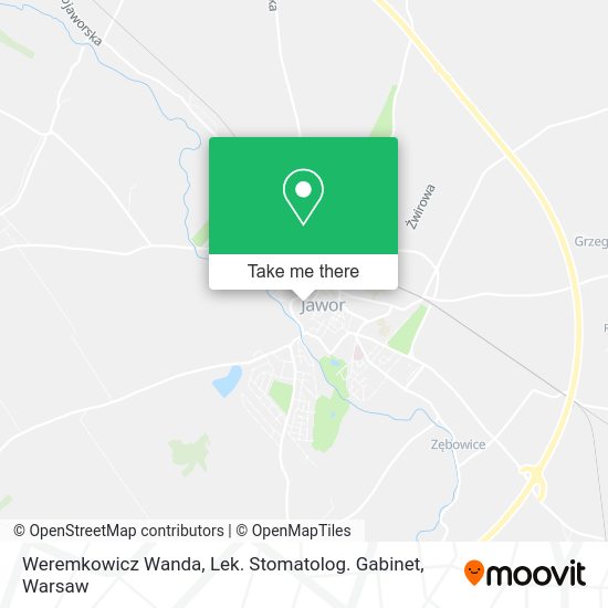 Weremkowicz Wanda, Lek. Stomatolog. Gabinet map