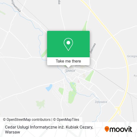 Cedar Usługi Informatyczne inż. Kubiak Cezary map