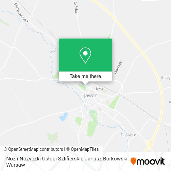 Nóż i Nożyczki Usługi Szlifierskie Janusz Borkowski map