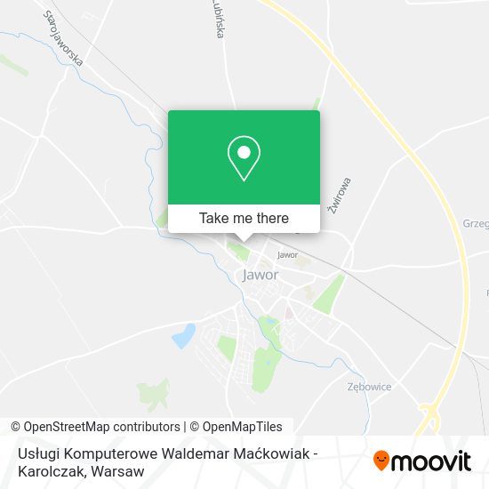 Usługi Komputerowe Waldemar Maćkowiak - Karolczak map