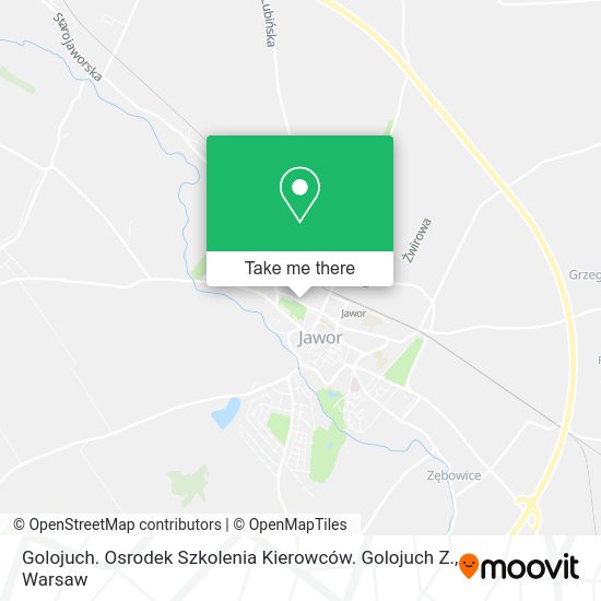 Golojuch. Osrodek Szkolenia Kierowców. Golojuch Z. map