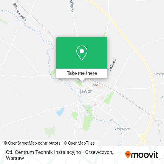 Карта Cti. Centrum Technik Instalacyjno - Grzewczych