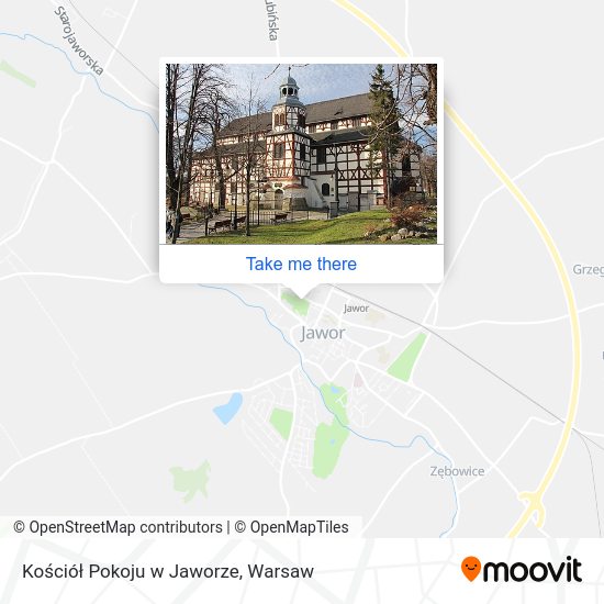 Kościół Pokoju w Jaworze map