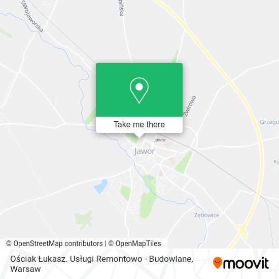 Ościak Łukasz. Usługi Remontowo - Budowlane map