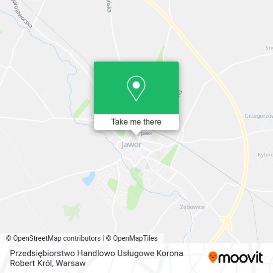 Przedsiębiorstwo Handlowo Usługowe Korona Robert Król map