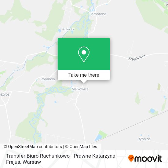 Transfer Biuro Rachunkowo - Prawne Katarzyna Frejus map