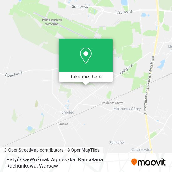 Patyńska-Woźniak Agnieszka. Kancelaria Rachunkowa map