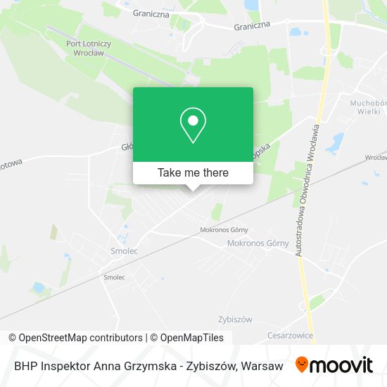 Карта BHP Inspektor Anna Grzymska - Zybiszów