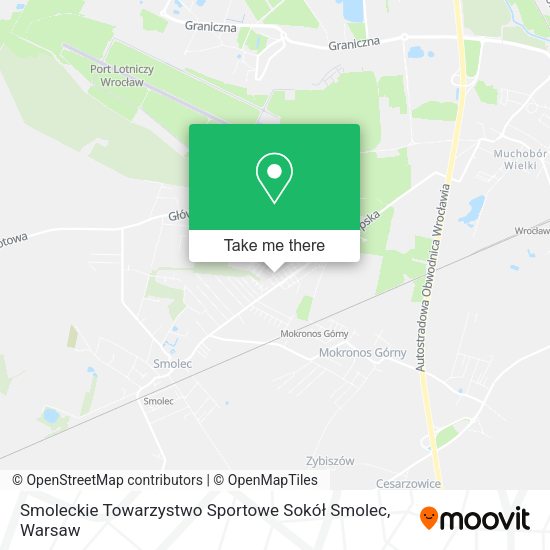 Карта Smoleckie Towarzystwo Sportowe Sokół Smolec