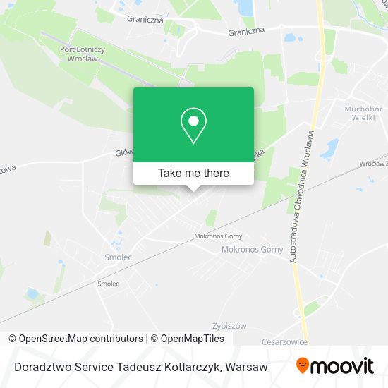 Doradztwo Service Tadeusz Kotlarczyk map