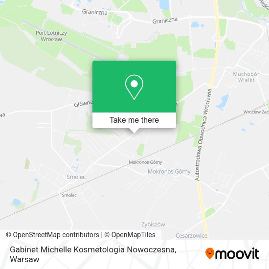 Gabinet Michelle Kosmetologia Nowoczesna map