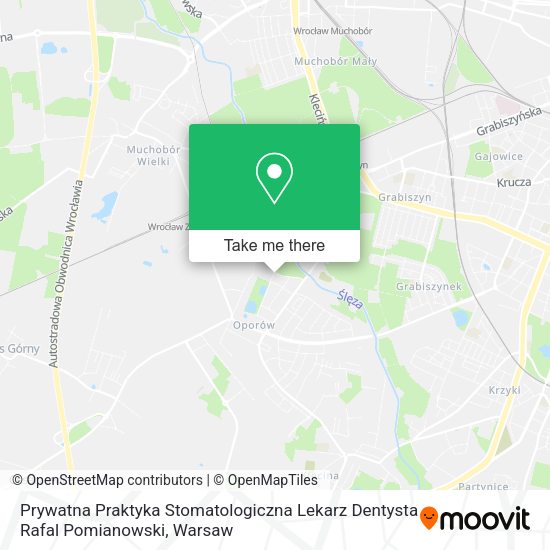 Prywatna Praktyka Stomatologiczna Lekarz Dentysta Rafal Pomianowski map