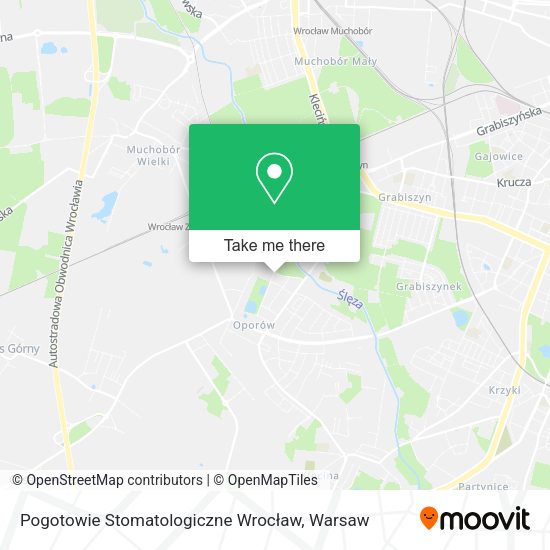 Pogotowie Stomatologiczne Wrocław map