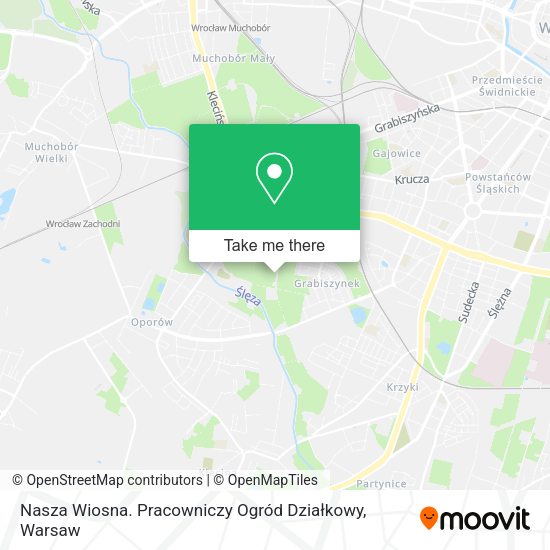 Nasza Wiosna. Pracowniczy Ogród Działkowy map