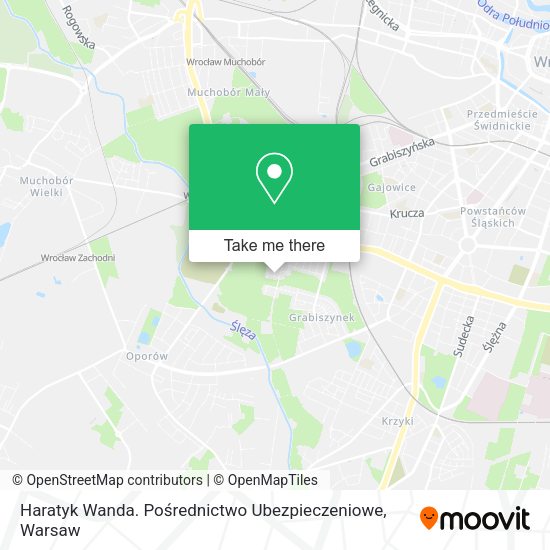 Haratyk Wanda. Pośrednictwo Ubezpieczeniowe map