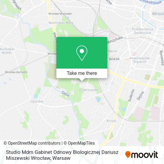 Studio Mdm Gabinet Odnowy Biologicznej Dariusz Miszewski Wrocław map