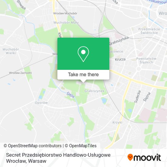 Secret Przedsiębiorstwo Handlowo-Usługowe Wrocław map