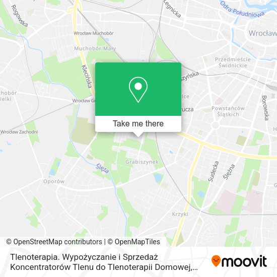 Tlenoterapia. Wypożyczanie i Sprzedaż Koncentratorów Tlenu do Tlenoterapii Domowej map