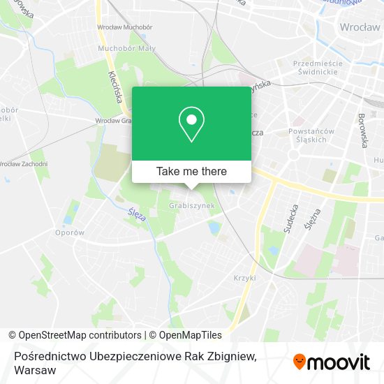 Pośrednictwo Ubezpieczeniowe Rak Zbigniew map