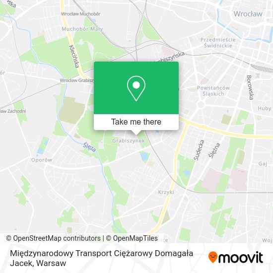 Międzynarodowy Transport Ciężarowy Domagała Jacek map