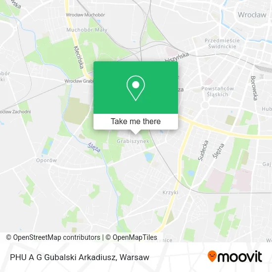 Карта PHU A G Gubalski Arkadiusz