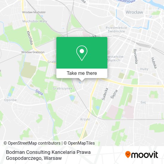 Bodman Consulting Kancelaria Prawa Gospodarczego map