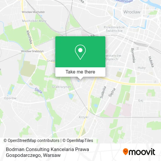 Карта Bodman Consulting Kancelaria Prawa Gospodarczego