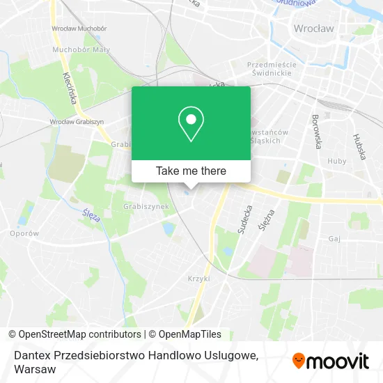 Карта Dantex Przedsiebiorstwo Handlowo Uslugowe