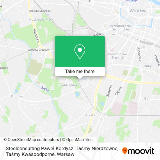 Карта Steelconsulting Paweł Kordysz. Taśmy Nierdzewne, Taśmy Kwasoodporne