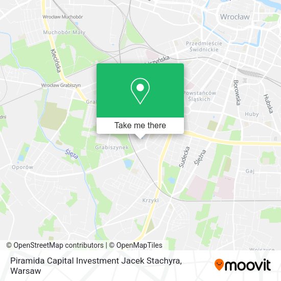 Piramida Capital Investment Jacek Stachyra map