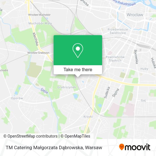 TM Catering Małgorzata Dąbrowska map