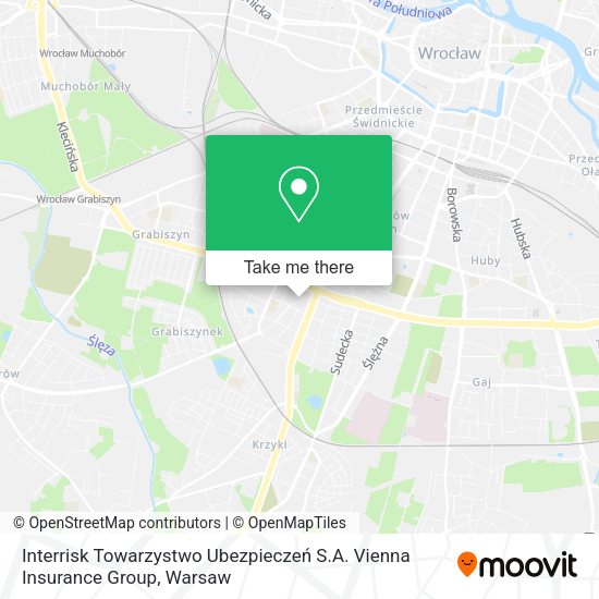 Карта Interrisk Towarzystwo Ubezpieczeń S.A. Vienna Insurance Group